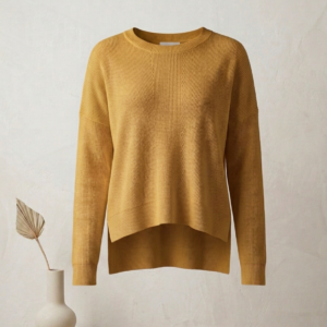 Sweter musztardowy